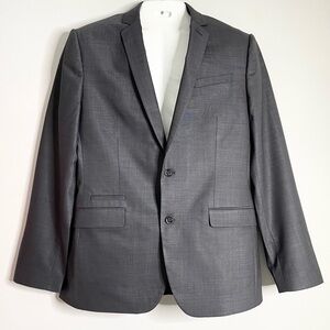 EXPRESS Men’s Wool Blend Photographer Fitted Blazer Suit Jacket